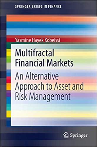 multifractal financial markets an alternative approach to asset and risk management 1st edition yasmine hayek