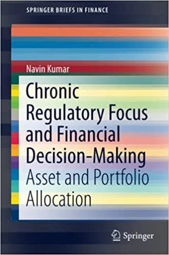 chronic regulatory focus and financial decision making asset and portfolio allocation 1st edition navin kumar