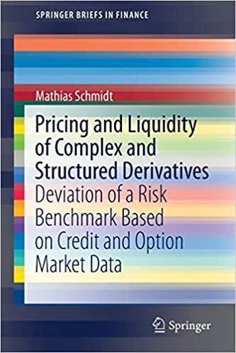 pricing and liquidity of complex and structured derivatives 1st edition mathias schmidt 3319459694,