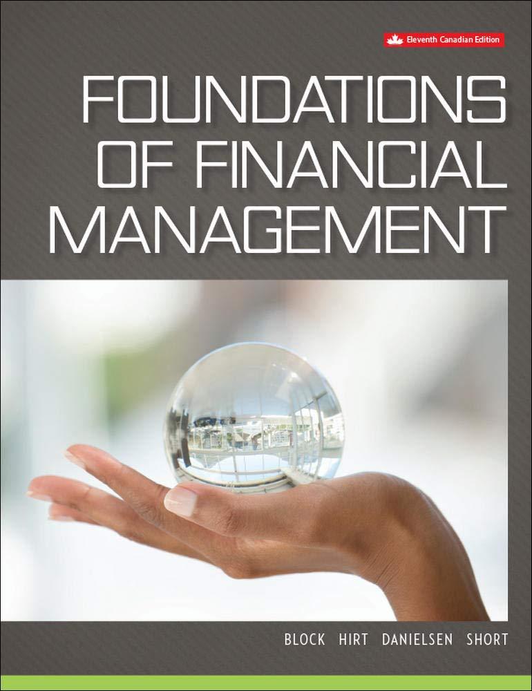 foundations of financial management 11th canadian edition stanley block, geoffrey hirt, bartley danielsen,