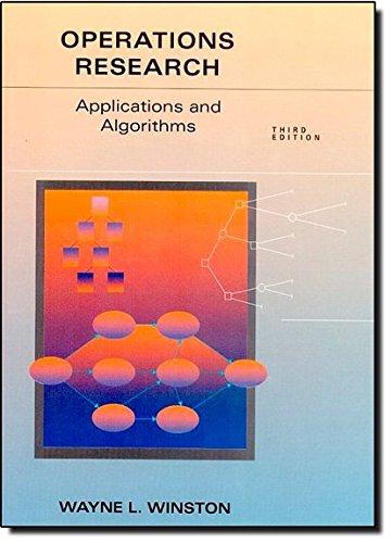 operations research applications and algorithms 3rd edition wayne l. winston 0534520200, 9780534520205