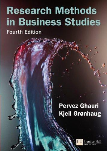 research methods in business studies 4th edition pervez ghauri, kjell gronhaug 0273712047, 9780273712046