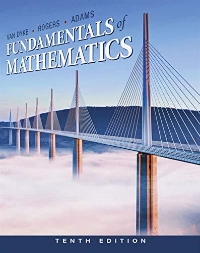 fundamentals of mathematics 10th edition james van dyke, james rogers, holli adams 0538497971, 9780538497978