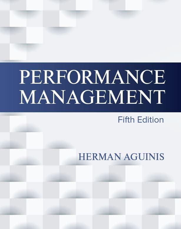 performance management 5th edition herman aguinis 194842648x, 9781948426480