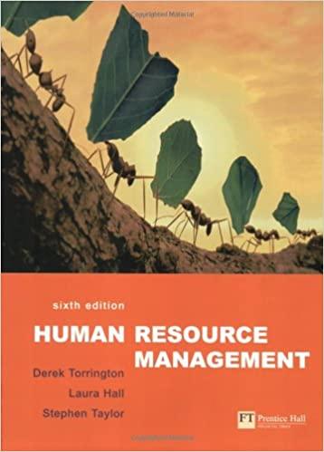 human resource management 6th edition derek torrington , laura hall, stephen taylor 0273687131, 978-0273687139