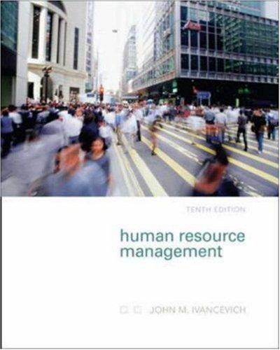 human resource management 10th edition john ivancevich 0073137111, 978-0073137117