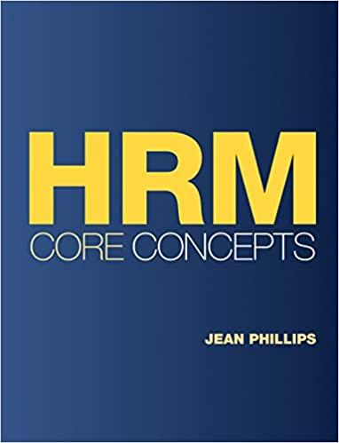 hrm core concepts 1st edition jean phillips 1948426854, 978-1948426855