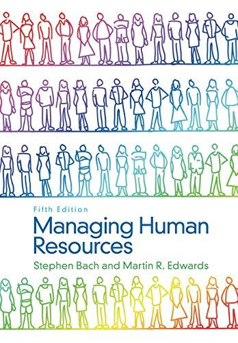 managing human resources human resource management in transition 5th edition stephen bach, martin edwards