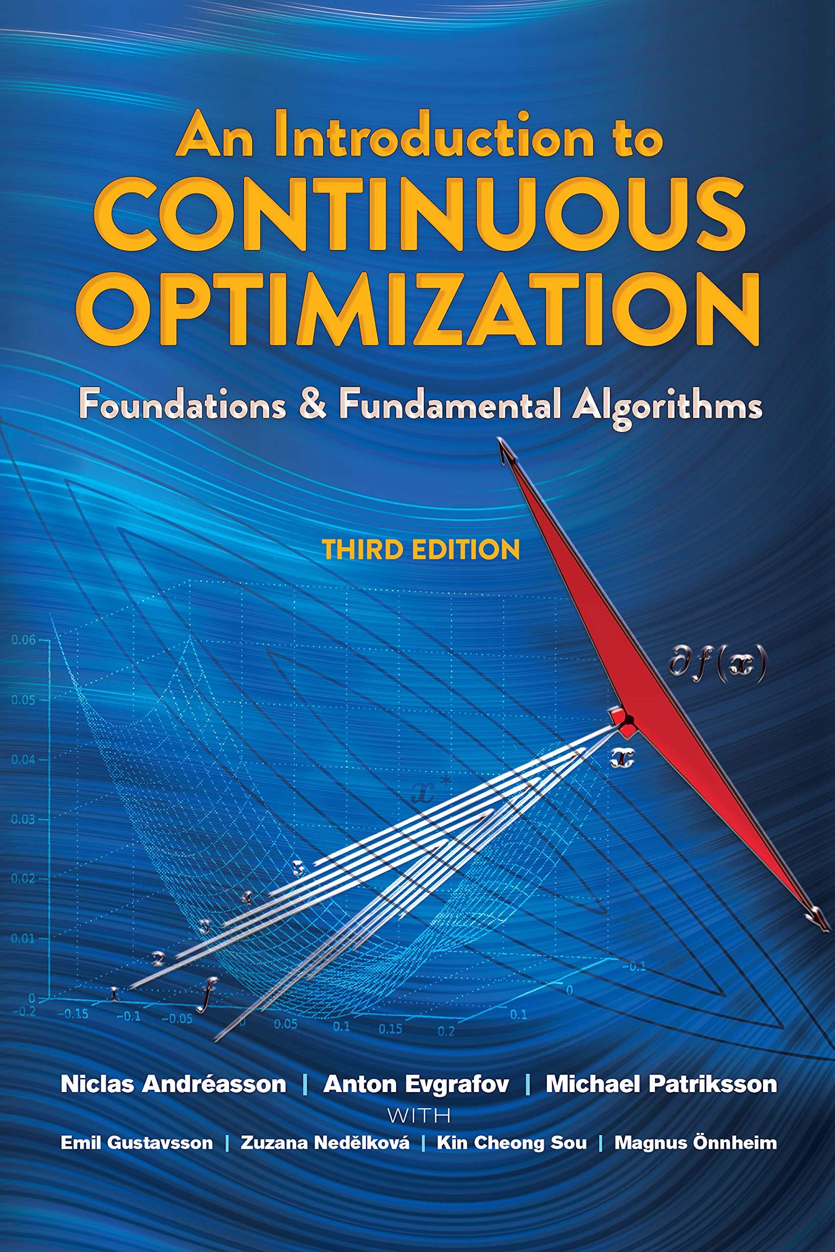 an introduction to continuous optimization 3rd edition niclas andreasson, anton evgrafov, michael patriksson