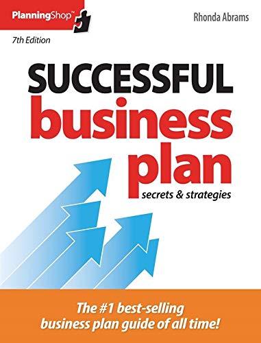 successful business plan secrets and strategies 7th edition rhonda abrams 1933895829, 978-1933895826