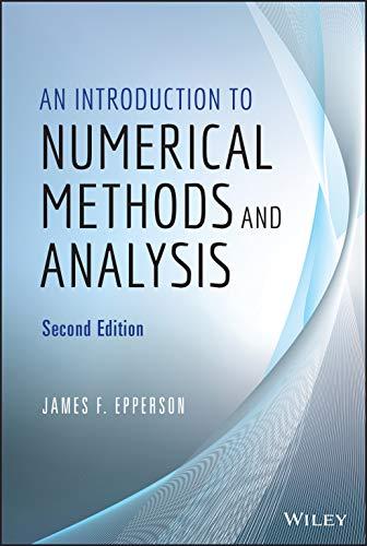 an introduction to numerical methods and analysis 2nd edition james f. epperson 1118367596, 9781118367599