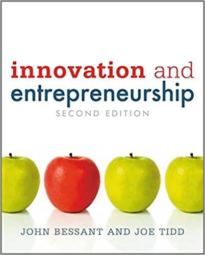 innovation and entrepreneurship 2nd edition john bessant, joe tidd 0470711442, 9780470711446