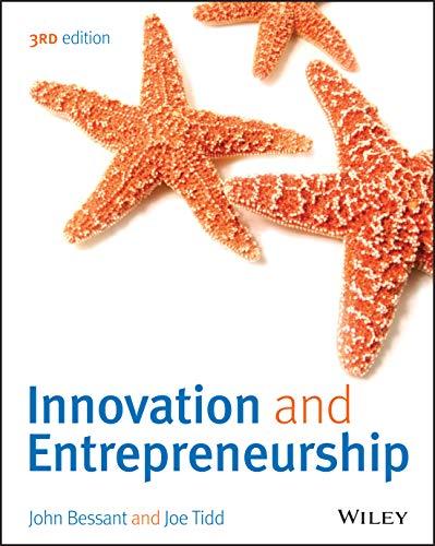 innovation and entrepreneurship 3rd edition john r. bessant, joe tidd 1118993098, 978-1118993095