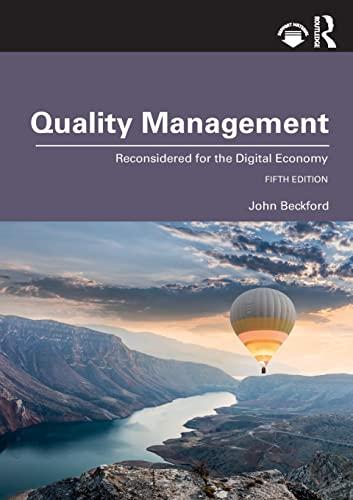 quality management 5th edition john beckford 0367863022, 978-0367863029