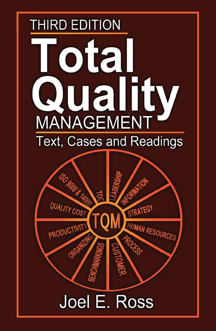 total quality management 3rd edition joel e. ross 157444266x, 978-1574442663