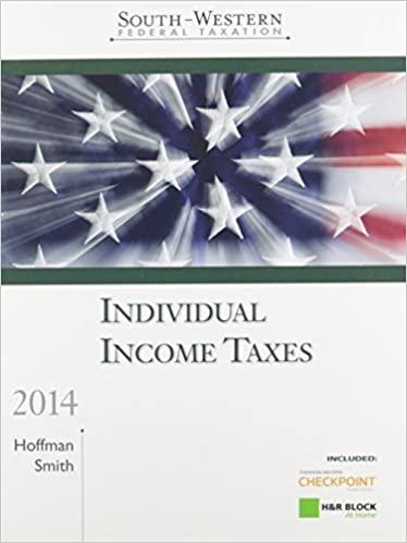 south western federal taxation 2014 individual income taxes 37th edition william hoffman, james e. smith