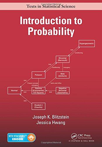 introduction to probability 1st edition joseph k. blitzstein, jessica hwang 1466575573, 9781466575578