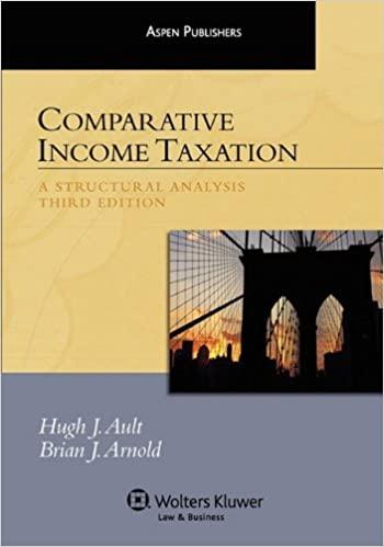 comparative income taxation 3rd edition brian j. arnold, hugh j. ault 0735590125, 978-0735590120