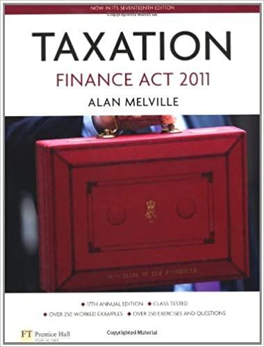 taxation finance act 2011 2011 edition alan melville 0273758284, 978-0273758280