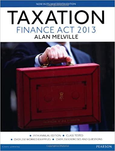 taxation finance act 2013 2013 edition alan melville 0273789260, 978-0273789260
