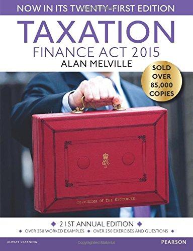 taxation finance act 2015 21st edition alan melville 1292086297, 978-1292086293