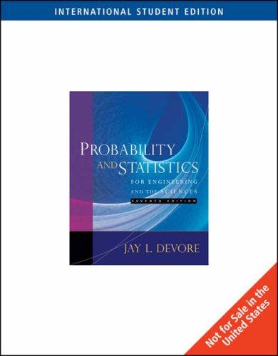 probability and statistics for engineering and the sciences 7th international edition jay devore 049538223x,