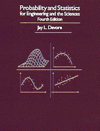 probability and statistics for engineering and the sciences 4th edition jay l. devore 0534242642,