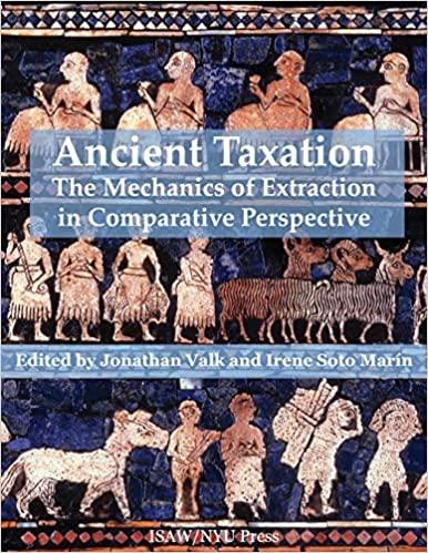 ancient taxation the mechanics of extraction in comparative perspective 1st edition jonathan valk, irene soto