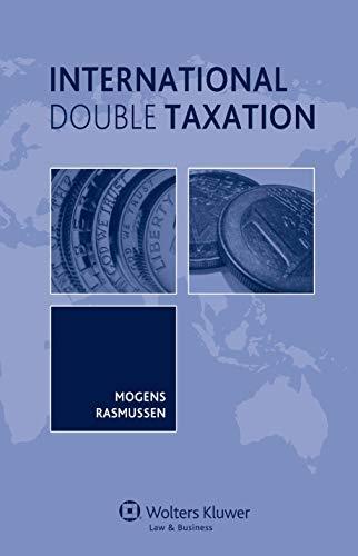 international double taxation 1st edition mogens rasmussen 9041134107, 978-9041134103