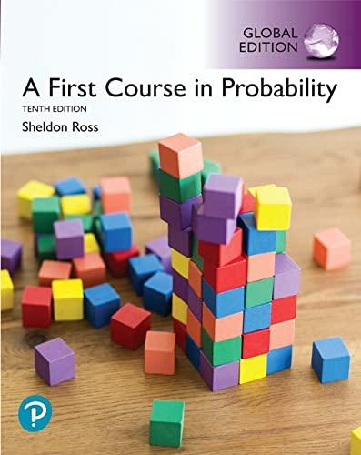 a first course in probability 10th global edition sheldon ross 1292269200, 9781292269207