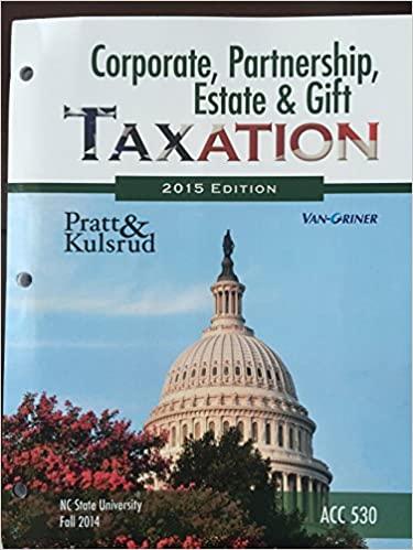 corporate partnership estate and gift taxation 2015 2015 edition james w. pratt, william n. kulsrud