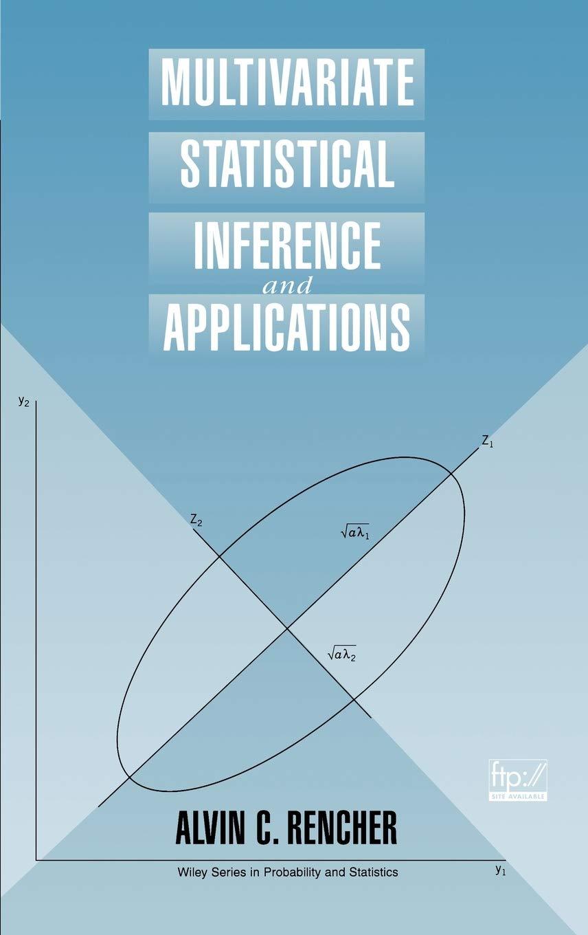 multivariate statistical inference and applications 1st edition alvin c. rencher 0471571512, 9780471571513