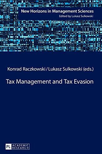 tax management and tax evasion 1st edition lukasz sulkowski, konrad raczkowski 3631651902, 978-3631651902