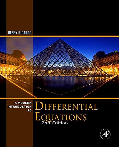 a modern introduction to differential equations 2nd edition henry j. ricardo 0123747465, 9780123747464