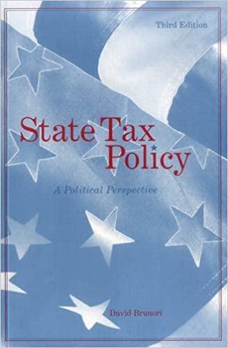 State Tax Policy A Political Perspective