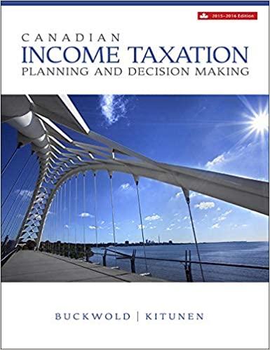 canadian income taxation 2015 2016 18th edition william buckwold, joan kitunen 1259259153, 978-1259259159