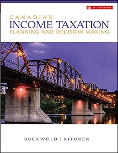 canadian income taxation 2017/2018 2017-2018 edition william buckwold, joan kitunen 1259275809, 978-1259275807