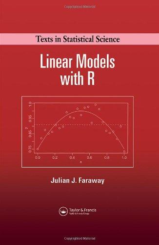 linear models with r 1st edition julian j. faraway 1584884258, 9781584884255