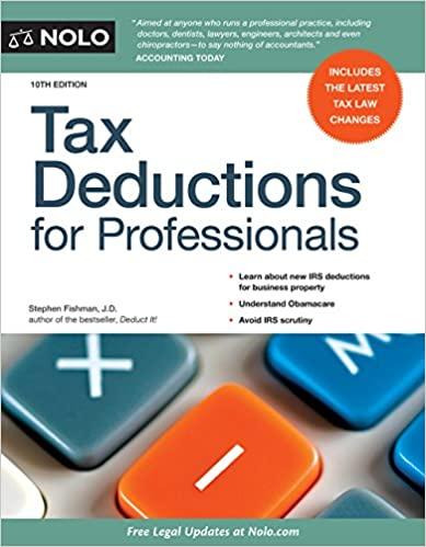 tax deductions for professionals 10th edition stephen fishman 141332116x, 978-1413321166
