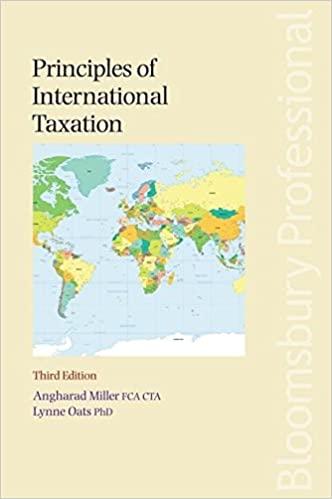 principles of international taxation 3rd edition angharad miller, lynne oats 1847668798, 978-1847668790
