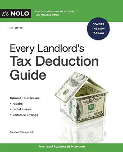every landlords tax deduction guide 15th edition stephen fishman 1413325688, 978-1413325683