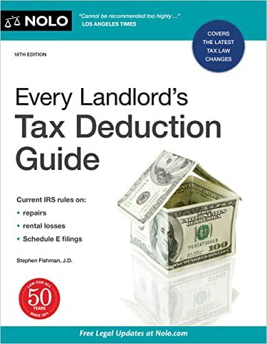 every landlords tax deduction guide 18th edition stephen fishman 1413329322, 978-1413329322