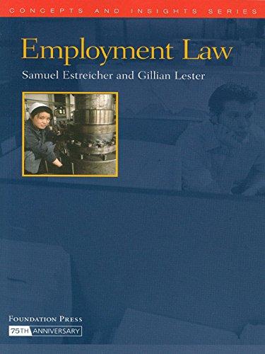 employment law 1st edition samuel estreicher, gillian lester 1587784793, 978-1587784798