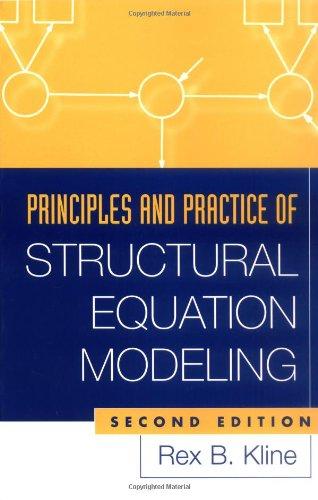 principles and practice of structural equation modeling 2nd edition rex b. kline 1572306904, 9781572306905