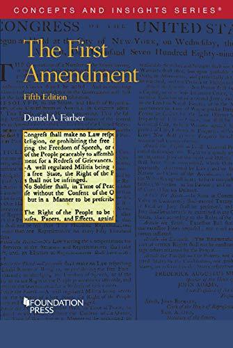 the first amendment 5th edition daniel a. farber 1684672503, 978-1684672509