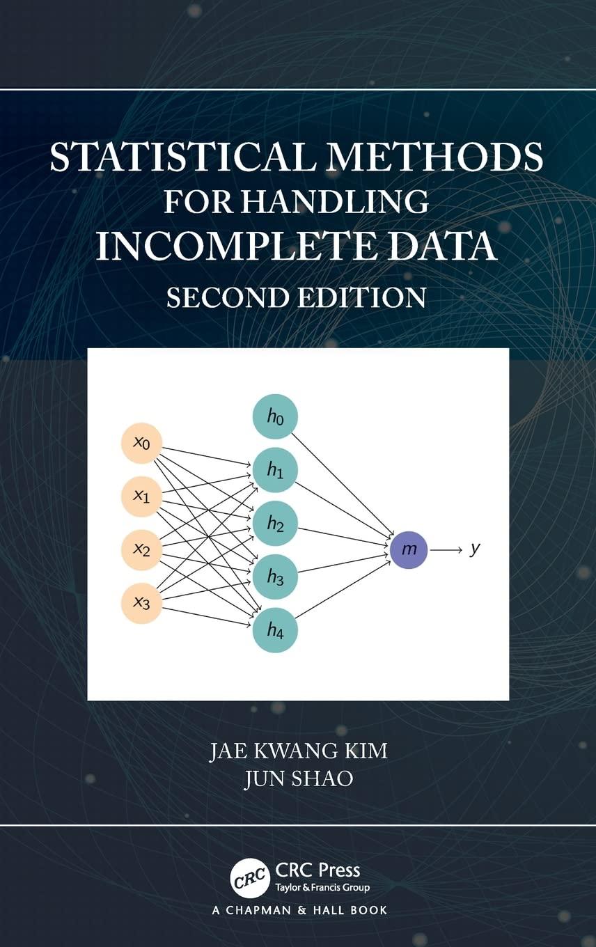 statistical methods for handling incomplete data 2nd edition jae kwang kim, jun shao 036728054x,
