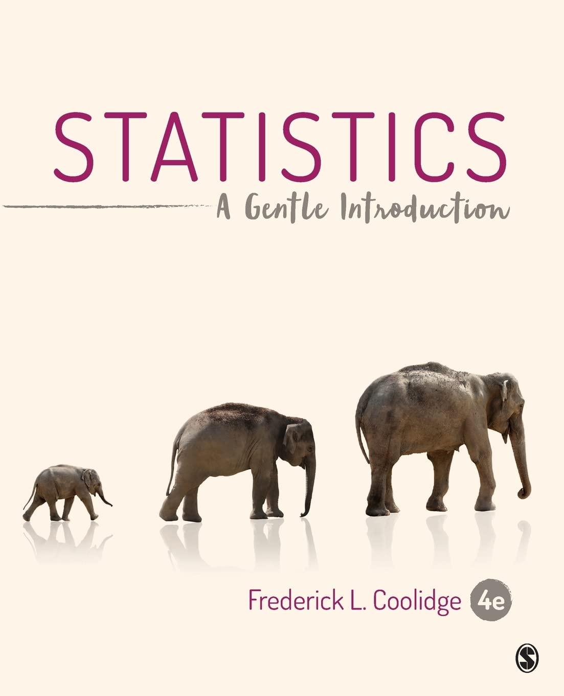 statistics a gentle introduction 4th edition frederick l. coolidge 1506368433, 978-1506368436