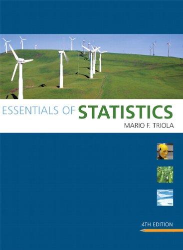 essentials of statistics 4th edition mario f. triola 0321641493, 978-0321641496