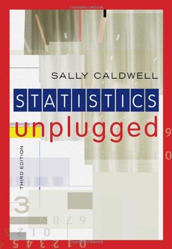 statistics unplugged 3rd edition sally caldwell 0495602183, 978-0495602187