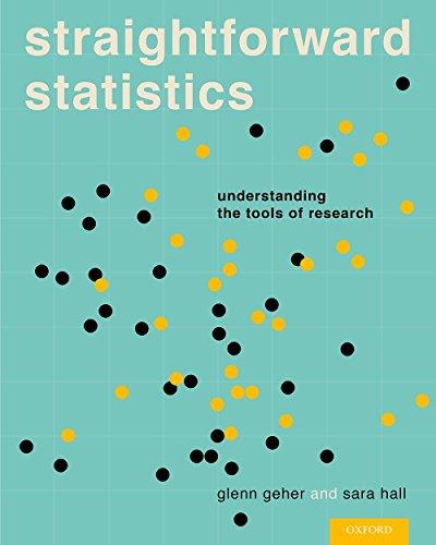 straightforward statistics understanding the tools of research 1st edition glenn geher, sara hall 0199751765,